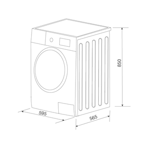Máy giặt inverter Malloca MWM 09SIL