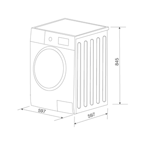 Máy giặt quần áo Malloca MWM-T1510BL